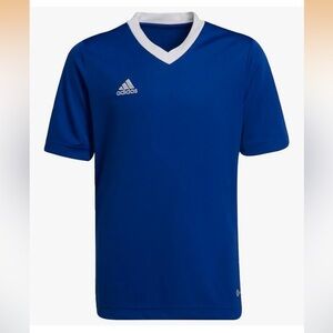 Adidas Royal Blue Kids Soccer Jersey YS
